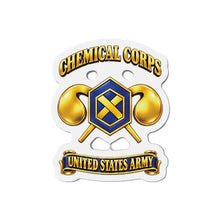 Load image into Gallery viewer, Die-Cut Magnet - Army - Chemical Corps - 3D - Enhanced
