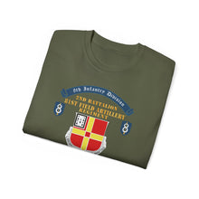 Load image into Gallery viewer, Unisex Ultra Cotton Tee - 8th Infantry Division Scroll - 2nd Bn, 81st Field Artillery Regiment - Idar Oberstein Germany - Cold War Vet w COLD SVC - 1970 - 1980
