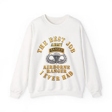 Load image into Gallery viewer, Crewneck Sweatshirt - Airborne Ranger - Best Job I ever Had - 3D - Enhanced
