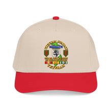 Load image into Gallery viewer, Mid Profile Baseball Cap - Vietnam Veteran Combat - 2nd Bn, 28th Infantry - 1st ID - with VN SVC - 3D - Transparent
