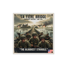 Load image into Gallery viewer, Acrylic Wall Art Panel - 82nd Airborne at the La Fière Bridge
