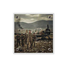 Load image into Gallery viewer, Acrylic Wall Art Panel - U.S. Air Force officer - Captured, KIA, Communist Guerrillas - AT-6 Shotdown - Cold War
