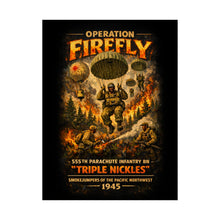Load image into Gallery viewer, Matte Poster - Operation Firefly - 555th Parachute Infantry
