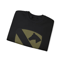 Load image into Gallery viewer, Crewneck Sweatshirt  - SSI - 1st Cavalry Division - Subdued X 300
