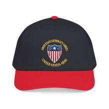 Load image into Gallery viewer, Mid Profile Baseball Cap - Army - Adjutant General's Corps - 3D - Enhanced
