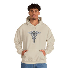Load image into Gallery viewer, Hoodie – Army Medical Service Corps (MS) Branch Insignia - 3D - Silver - Enhanced
