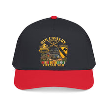 Load image into Gallery viewer, Mid Profile Baseball Cap - Army - 8th Cavalry (Air Cav) - 1st Cav Division w VN SVC - 3D - Enhanced
