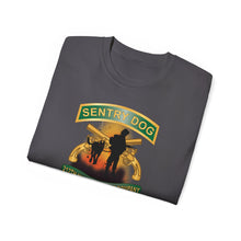 Load image into Gallery viewer, Unisex Ultra Cotton Tee - Army - Sentry Dog - 212th Military Police Company - Dog Fire w Br - Ribbon Vietnam War Veteran w VN SVC X 300
