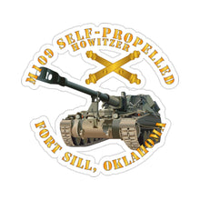 Load image into Gallery viewer, Kiss-Cut Stickers - Army - M109 155MM SP - Ft Fill Ok W Arty Br
