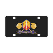 Load image into Gallery viewer, Army - 48th Chemical Brigade - SSI w Br - Ribbon X 300 Classic License Plate
