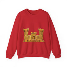 Load image into Gallery viewer, Crewneck Sweatshirt - Amy Corps of Engineers Branch Insignia - 3D -  Enhanced
