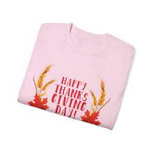 Load image into Gallery viewer, Unisex Ultra Cotton Tee - Happy Thanksgiving Day
