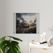 Load image into Gallery viewer, Acrylic Wall Art Panel - Tank Destroyer - M10 Wolverine vs German Panzer Tank
