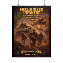 Load image into Gallery viewer, Rolled Posters - 1st Infantry Division in Vietnam - Mechanized
