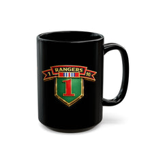 Load image into Gallery viewer, Black Mug  (15oz) - 1st Bn, 16th Infantry Regiment - Rangers - 3D - Enhanced
