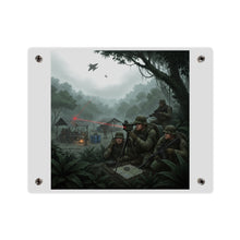 Load image into Gallery viewer, Acrylic Wall Art Panel - SOF Team Hitting a Jungle Drug Lab
