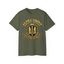 Load image into Gallery viewer, Unisex Ultra Cotton Tee - Ukraine - Alpha Group - Ukrainian Spetsnaz - 3D - Enhanced
