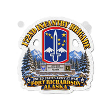 Load image into Gallery viewer, Die-Cut Magnet - 172nd Infantry Brigade - Ft Richardson, Alaska - 3D - Enhanced
