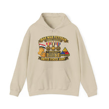 Load image into Gallery viewer, Hoodie – Army - Iraq War Veteran - Ribbon Bar - Map - SSI - 1st Armored Division - 3D - Enhanced

