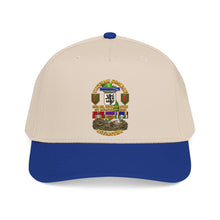 Load image into Gallery viewer, Mid Profile Baseball Cap - Vietnam Combat Veteran - 2nd Bn, 28th Inf 1st Inf Div - VN SVC w bronze star w OLC - 4 Stars w Battle Scene - 3D - Transparent
