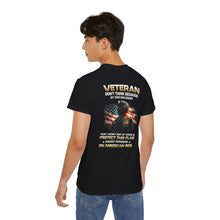 Load image into Gallery viewer, Unisex Ultra Cotton Tee - Veteran’s pride and sacrifice
