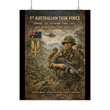 Load image into Gallery viewer, Posters - SAS patrolling the jungle in Vietnam
