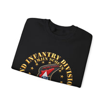 Load image into Gallery viewer, Crewneck Sweatshirt - Army - 2nd Infantry Division - ImJin Scout - DMZ Missions - 3D - Enhanced
