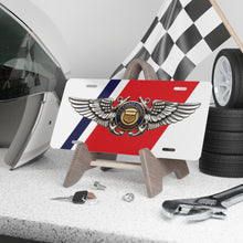 Load image into Gallery viewer, License Plate - USCG - Aviator Badge - Auxiliary wo txt - 3D - Enhanced
