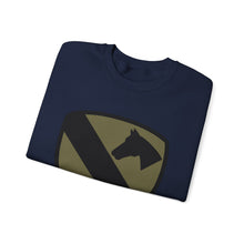 Load image into Gallery viewer, Crewneck Sweatshirt  - SSI - 1st Cavalry Division - Subdued X 300

