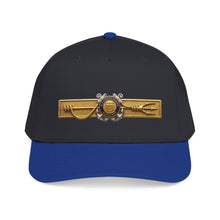 Load image into Gallery viewer, Mid Profile Baseball Cap - USCG - Marine Safety - Auxiliary wo txt - 3D - Enhanced
