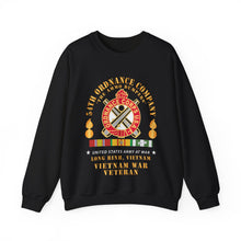Load image into Gallery viewer, Crewneck Sweatshirt - 54th Ordnance Company - ORD Emblem - Ammo Dumpers - Long Binh, Vietnam Vet w VN SVC X 300
