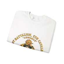 Load image into Gallery viewer, Crewneck Sweatshirt - Army - 1st Bn, 5th Cavalry - Airmobile - Vietnam Veteran 3D X 300

