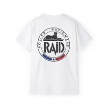 Load image into Gallery viewer, Unisex Ultra Cotton Tee - RAID emblem with panther
