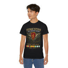Load image into Gallery viewer, 25th Infantry Division - Tropic Lightning - Vietnam Veteran – The Vietnam Soldier – 1961–1975 – Military Service Tribute T-Shirt
