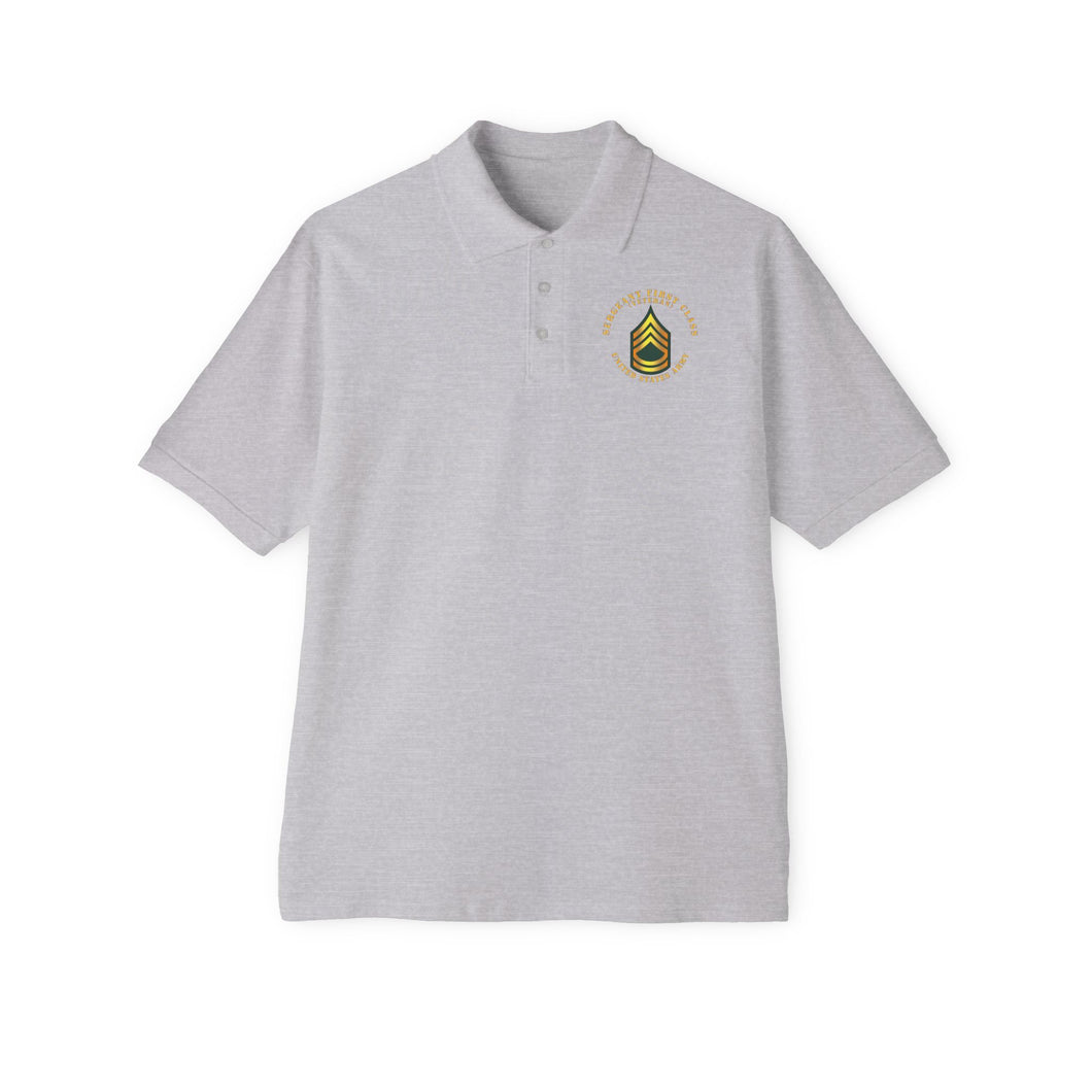 Men's Piqué Polo - Sergeant First Class - SFC - Veteran