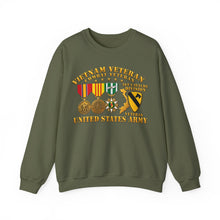 Load image into Gallery viewer, Crewneck Sweatshirt - Army - Vietnam  Vet - w Medals - VN - 1st Cav Division - 3D - Enhanced
