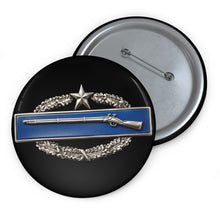 Load image into Gallery viewer, Custom Pin Buttons - Army - Combat Infantryman Badge - No Txt - 2nd Award - 3D X 300
