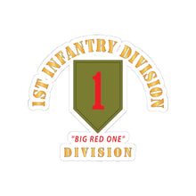Load image into Gallery viewer, Kiss-Cut Stickers - SSI - 1st Infantry Division - Big Red One X 300
