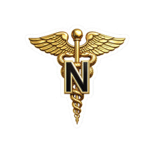 Load image into Gallery viewer, Kiss-Cut Stickers - Army Nurse Corps Branch Insignia - 3D - Enhanced
