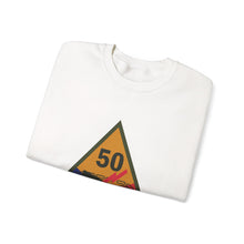 Load image into Gallery viewer, Crewneck Sweatshirt - SSI - 50th Armored Division w Name Tape X 300
