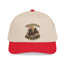 Load image into Gallery viewer, Mid Profile Baseball Cap - Army - Buffalo Soldiers in Iraq - OIF - Cavalrymen at War  w IRAQ SVC - 3D - Enhanced
