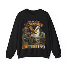 Load image into Gallery viewer, Crewneck Sweatshirt - Pocket Patch - Vietnam - Recon Team Bushmaster - 3D - Enhanced - Mission
