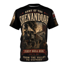 Load image into Gallery viewer, Army of the Shenandoah, 1st Battle of Bull Run - Tribute Tee - Manassas, Virginia  - 21 July 1861  - From the Valley to VIctory
