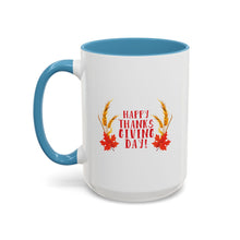 Load image into Gallery viewer, Accent Coffee Mug - Happy Thanksgiving Day
