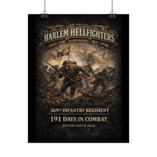 Load image into Gallery viewer, Rolled Posters - 369th Infantry Regiment - Harlem Hellfighters charging through chaos
