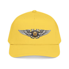 Load image into Gallery viewer, Mid Profile Baseball Cap - USCG - Aviator Badge - Auxiliary wo txt - 3D - Enhanced
