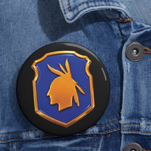 Load image into Gallery viewer, Custom Pin Buttons - 98th Infantry Division -SSI  - 3D - Enhanced
