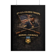 Load image into Gallery viewer, Posters - Honoring the 5th USCT, 1864 - Right 1
