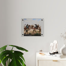 Load image into Gallery viewer, Acrylic Wall Art Panel - 9th Cavalry Regiment fighting Native Americans during the Indian Wars
