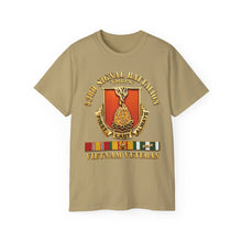 Load image into Gallery viewer, T‑Shirt — 53rd Signal Battalion (Corps) - Vietnam Veteran with VN SVC w 3D GOld Enhanced
